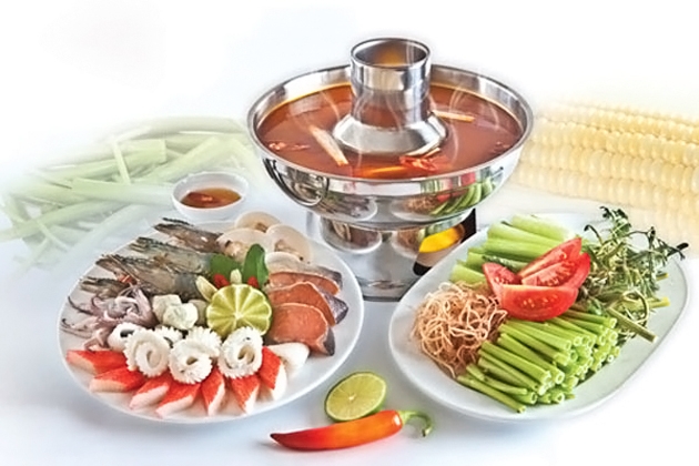 Buffet Lẩu trưa tươi ngon tại Lẩu Hội Quán Hoàng Cầu