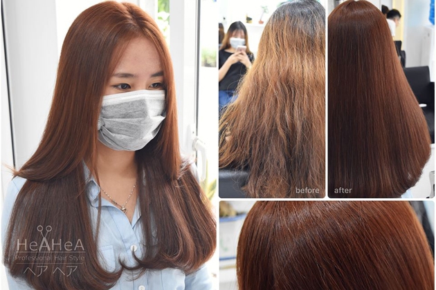 01 trong 04 gói làm tóc cao cấp tại HeA HeA Professional Hair Style