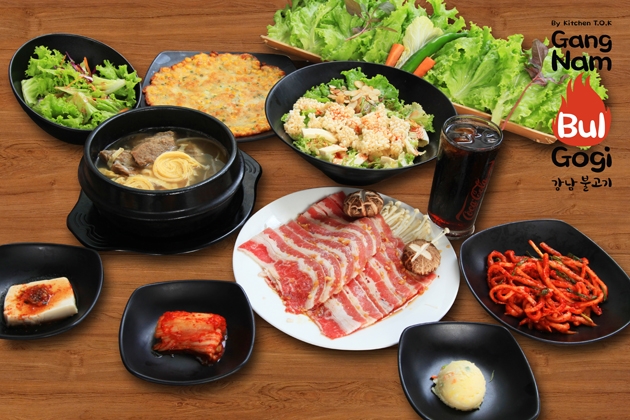Đồ nướng Hàn Quốc dành cho 02 người tại Gangnam Bulgogi