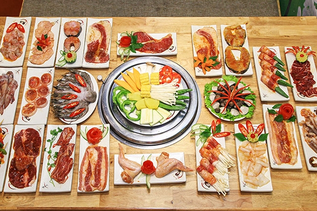 Buffet trưa Nướng Lẩu siêu hot - Tặng kèm Pepsi - Áp dụng tại Gri & Gri Royal City, Times City