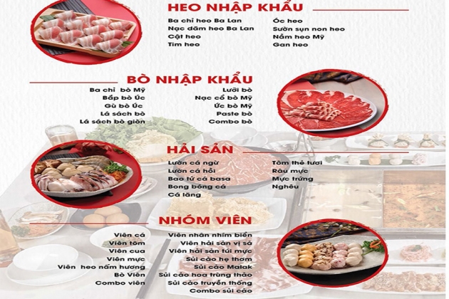 Buffet tối hơn 60 món nhúng hải sản bò Mỹ Fuji hảo hạng & 4 vị lẩu tại Lẩu Hồng Kông