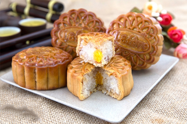 Hệ Thống Lafeve Bakery - Hộp 04 Bánh Trung Thu 160gr