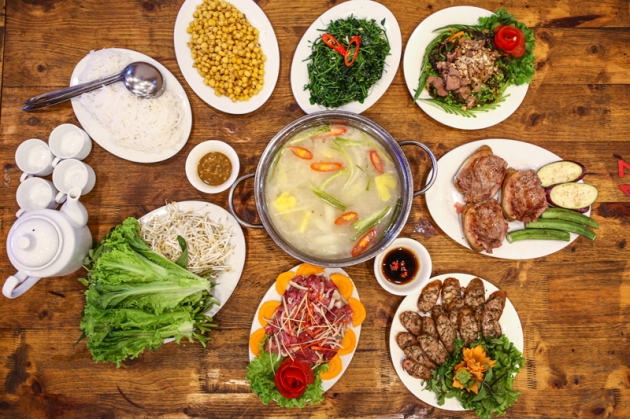 Set Bò nhúng dấm cho 04 người tại Nhà hàng 6 Bò Tây Ninh