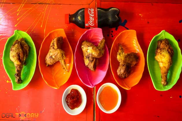 Combo 05 miếng gà (Cánh và đùi) cực ngon tại Now Café