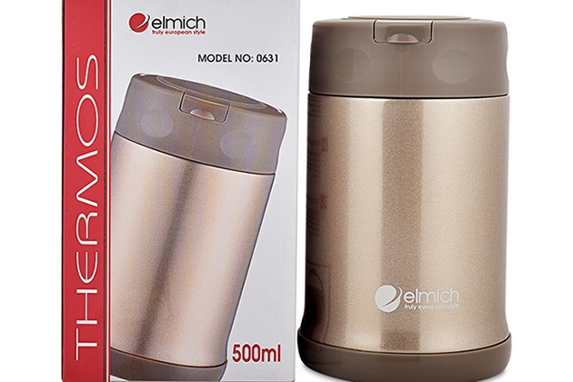 Bình đựng thức ăn giữ nhiệt ELMICH inox 304 500ml EL0631