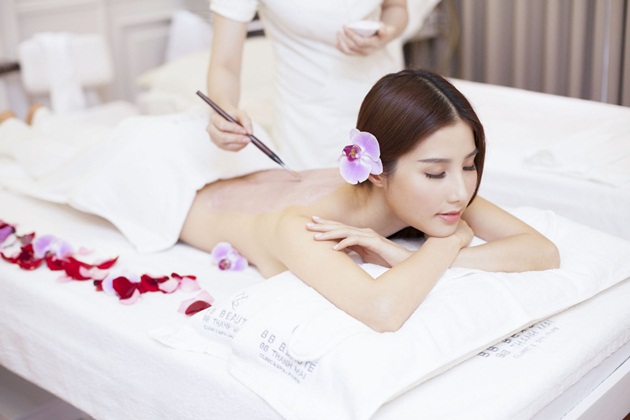 Liệu trình 01 lần tắm trắng body tại Xinh Beauty & Spa