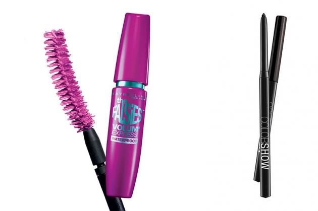 Bộ Mascara Volum Express Falsies (9.2ml) & Chì kẻ mắt dạng vặn Color Show Liner (0.3g)