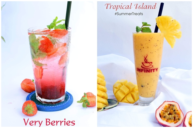 Combo 02 ly Coffee cốt dừa tại Infinity Café