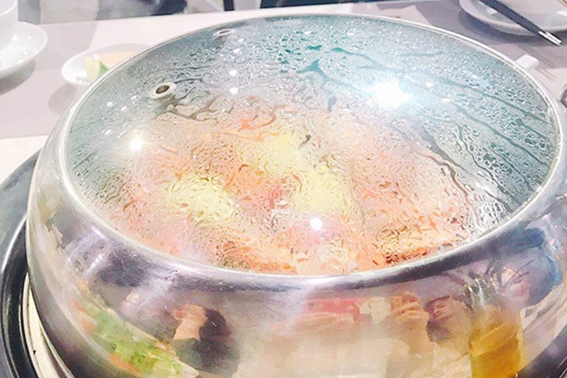 Lẩu hơi đặc biệt có cá tầm, tôm, ngao - Áp dụng buổi trưa tại Lẩu hơi Cosmos