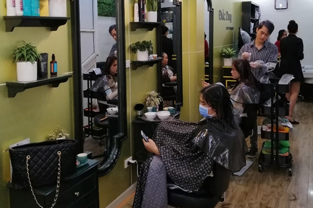 Cắt gội tạo kiểu tóc cho nam tại Đức Duy Hair Salon