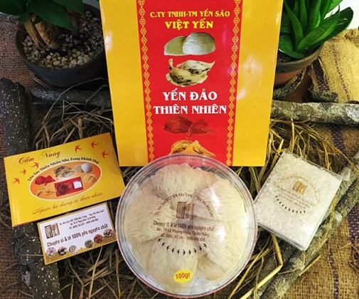 Quà Tết sang trọng - Bạch Yến rút lông nguyên tổ - Hộp 100gr + Tặng kèm đường phèn và tập hướng dẫn