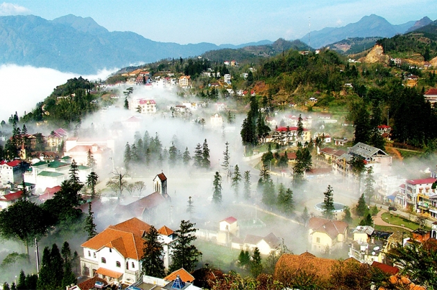 Du lịch Hà Nội - Sapa - Cát Cát Sín Chải - Hàm Rồng 2N1Đ