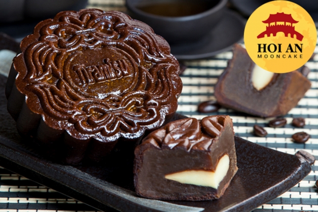 Hội An Mooncake - Bộ hộp quà Hoa Viên - Combo 04 bánh chay