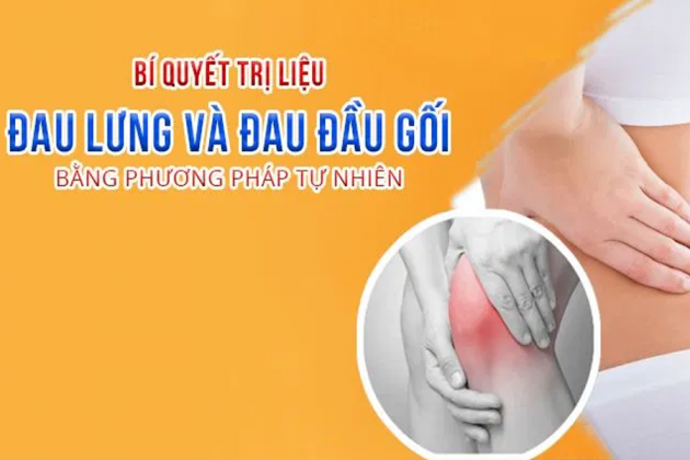 Bí quyết trị liệu đau lưng và đau đầu gối bằng phương pháp tự nhiên
