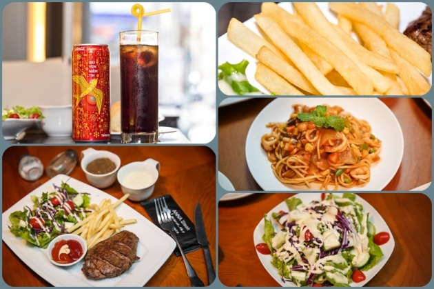 Set ăn đồ Âu hấp dẫn cho 04 người tại Anna Steak