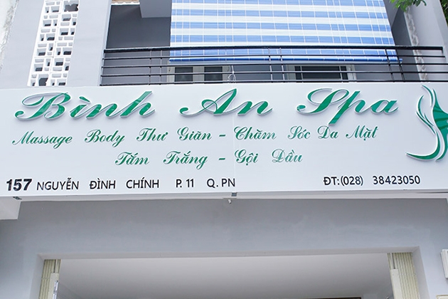 Spa Binh An Thư Gian Cơ Thể Chăm Soc Da Mặt